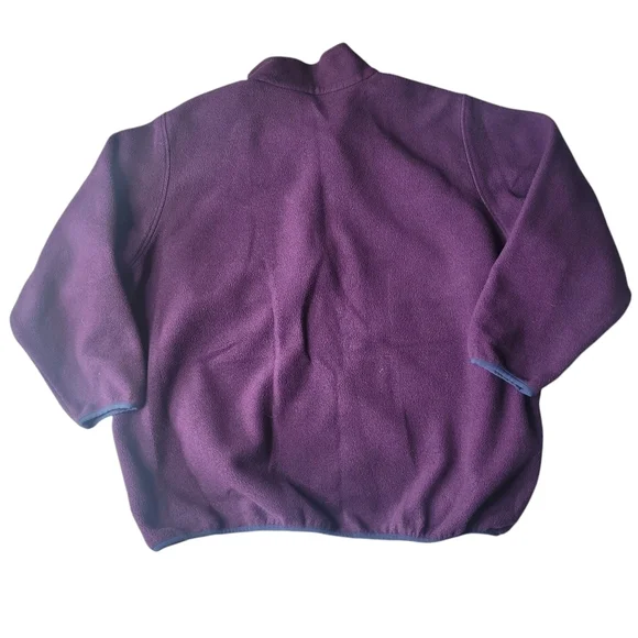 Ll Bean Cozy Purple hapf Zip Up Fleece Relaxed Fit Size 3X - Picture 2 of 4